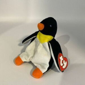 Waddle The Duck 1993 Ty Teenie Beanie Babies Mini Plush Stuffed Toy